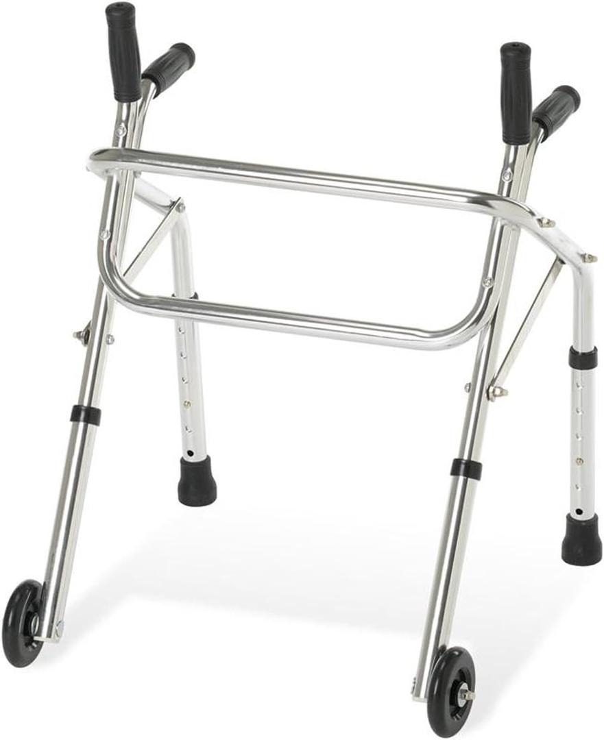 Medline Guardian Pediatric Non-Folding Walker for Children - Lightweight, Adjustable & Durable Mobility Aid - Ideal for Young Medical Patients & Hospitals