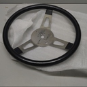 Grant 846 Classic Series Nostalgia 15 inch Black Foam Grip 3-Spoke Design with Horn Button Steering Wheel