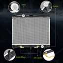 AUTOSAVER88 Radiator Compatible with 2006-2019 Yaris 2008-2014 Scion xD 1.5L 1.8L L4