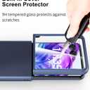 Cresee Case for Motorola Razr Plus 2024/2025 - with Built-in Cover Screen Protector - Thin Hard Matte Polycarbonate Cover Phone Case for Moto Razr+ 2024/2025 - Midnight Blue