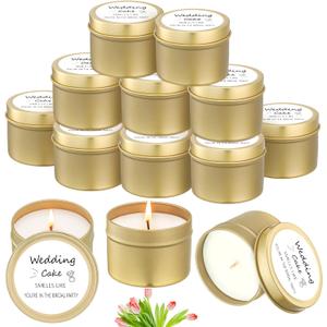 Conelist 8 Pcs Bridesmaid Proposal Gifts, Smells Like You're in The Bridal Party Scented Candles Will You Be My Bridesmaid Soy Wax Small Candle for Best Friend Girls Women 4oz(White,Fashion)