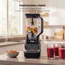 Ninja Professional Blender, Smoothie Blender, Drink Mixer, Grinder, Ice Crusher, Frozen Fruit Blending | Professional 1000 W Power, Total Crushing Technology, XL 72-oz. Pitcher Black, Grey, BL610