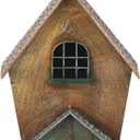 Jemeni Metal Birdhouse for Outdoors, Bird Houses for Outside Hanging, Country Cottage Style