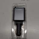 LISEN Retractable Car Charger, for Valentines Day Gifts for Him Her, 69W Cars Adapter USB C Fast Charger for iPhone 17 14 11, Car Accessories Gadgets for Men, Anniversary Birthday Gifts for Men Women (31.5 Inch, Grey)