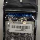 10 Pcs R4A-2RS Double Rubber Seal Bearings 1/4" x3/4" x9/32,ABEC-5 Z3 High Speed Sealed Miniature Bearings.