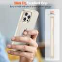 SUPFINE Magnetic for iPhone 15 Pro Case (Compatible with MagSafe) (Military Grade Drop Protection) Slim Translucent Matte Shockproof with Anti-Fingerprint Phone Case,Antique White