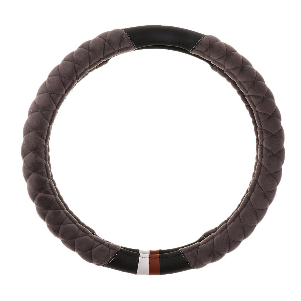 Enakshi® Universal Car Steering Wheel Cover Anti-Slip Fluffy Protector Gray|Parts & Accessories | Car & Truck Parts | Interior | Steering Wheels & Horns