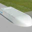 Camco RV Refrigerator Vent Cover | Features a Streamlined Low-Profile Design, Easy Installation, a Heavy-Duty Plastic Construction, and is Compatible with Dometic and Norcold Bases (21019)
