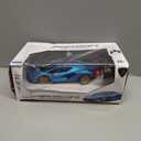 QUN XING Remote Control Car 1:24 Officially Licensed 2.4GHZ Rc Cars Lambo Sport Racing Toy Car for Kids Boys 4-7 Years Birthday Gift, Blue