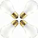 60 Watt Incandescent Light Bulbs, E26 A19 Stepless Dimming Light Bulbs 400lm, 3000K Soft Warm White, Vintage Frosted Light Bulb for Home (4 Pack)