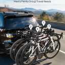 JOYTUTUS 2-3/4-Bike Hitch Bike Rack, 164 LBS Capacity Bike Carrier for Car, SUV, Truck, Easy Install & Anti-Theft Bike Rack Hitch for 2” Receiver, Smart Tilting & Fold Design