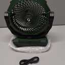 FRIZCOL 3-in-1 Camping Fan - Portable Fans Rechargeable - 24000mAh Battery Powered Fan with Light & Remote for Indoor, Outdoor, Tent, Travel, Fishing, Jobsite, Gifts for Men Dad Him - Green