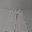 CHARTOU Women's Summer Drawstring Waist Wide Leg Loose Cotton Linen Palazzo Pants, Size: Medium