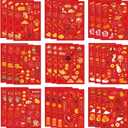 27 Sheets Chinese New Year Stickers Lunar New Year Sticker Spring Festival Stickers for Chinese New Year Party Supplies