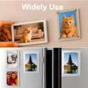 10 Pack Acrylic Fridge Magnetic Frame for Polaroid, Ultra Clear 2.36x3.54" Mini Picture Frames for Instax Mini, Double Sided Photo Refrigerator Polaroid Magnet Picture Frame, Picture Display Frame