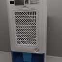 Swamp Cooler, 3-IN-1 Evaporative Air Cooler with Display & Remote, Windowless Portable Air Conditioners with Ice Cooling, 12H Timer, 6 Speeds, 60 Oscillation, Air Cooler Fan for Home Office