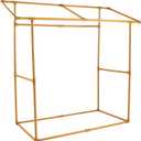 Fun Express Portable Bar Table Stand - Gold Tabletop Tent Base for Events | Dessert Table Display Set for Vendor Craft Fair, Party Tables & Mobile Bar Station | Circus Carnival Theme Setup