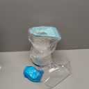 Presto 04869 Poplite Hot Air Popcorn Popper - Built-In Measuring Cup + Melts Butter, Easy to Clean, Built-In Cord Wrap, 18 Cups, Aqua/White