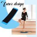 2 Pcs Portable Turning Board Figure Ice Skating Spinner for Ballet Dancers Ice Skaters Gymnasts Cheerleaders Training Improving Balance Pirouette Equipment