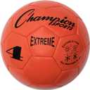 Champion Sports Extreme Series Soccer Ball  Sizes 3, 4, 5, Soft Touch, All Weather, High Air Retention, Youth & Adult League Balls for Training, Games, Outdoor & Indoor Play, Multiple Colors (Orange)
