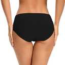 voenxe Women Seamless Hipster Underwear,Breathable Ladies Panties Bikini,No Show Briefs,Comfortable Undies for Women 5-Pack (M)