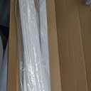 Cordless Faux Wood Blinds 26" W x 36" H, 2 Inch Slat Horizontal Windows Blinds with Crown Valance, Room Darkening, White Blinds for Home Interiors.