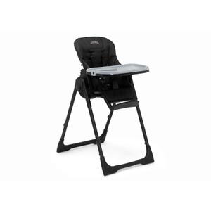 Jeep by Delta Children Classic Convertible 2-in-1 High Chair for Babies and Toddlers with Adjustable Height, Recline & Footrest - Dishwasher Safe Meal Tray, Black