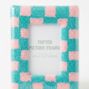 Tufted Picture Frame Fits 4"x6" Photos