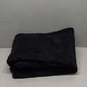 GLAMBURG 700 GSM Premium Cotton 2-Pack Oversized Extra Large Bath Sheet Set - 100% Combed Cotton - 2 Bath Sheets 35x70 - Luxury Hotel & Spa Quality - Durable Ultra Soft Highly Absorbent - Black