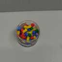 KOMARC GAMES StickiKubes, Mini Stacking Cubes That Stick to Anything, Non Toxic Kid Safe Sticky Blocks, Creative Construction Toy - 125 Cubes, 4 Colors, Tub (Rainbow)