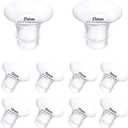 10Pcs Breast Pump Flange Insert 13/15/17/19/21mm*2 Compatible with Momcozy/Spectra/Medela/eufy/Elvie/Lansinoh/Paruu P10 Breast Pump, Fit for Momcozy M5/M9/M6/V2 Pro/V2 pro/S12 Pro/eufy E10 S1 S1 Pro