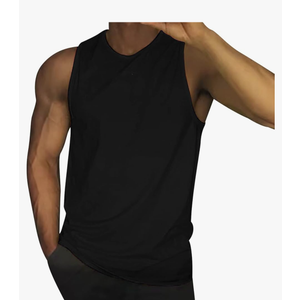 Men's Summer Solid Color Vest Fashion Casual Vintage Wash Sleeveless T Shirt Vest Top Large Tall Mens T Shirts