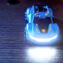 Dual Spray Remote Control Car Toy for Kids Adults, RC Model Racing Car Toys with Cool Led Lights, Birthday Gifts for Age 3 4 5 6 7 8-12 Year Old Boys Girls (Blue)