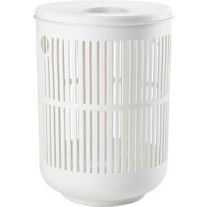 Zone Denmark Laundry Basket - Elevate Your Laundry Routine with Style and Functionality, White 16.14x16.14x21.65 inches(missing Lid)