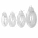 Closed Suction Drainage Reservoir Bulb, Silicone Surgical Drain Bulb with Drain Port and Connector, Drainage Collection Reservoir for Fluid Collection System,100ml,1Pc