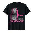 I Am A Gymnast Gymnastics Girls Boys Women Men Retro Sports T-Shirt (S)