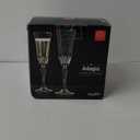 RCR Crystal Adagio Collection Champagne Flutes Glass Set,6 peises