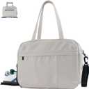 U+U Gym Bag for Women, Duffle Bag with Shoe Compartment Travel Carry on Weekender Bag, Personal Item Travel Bag for Overnight, Water Resistant