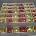 Pack of 2 Dohance Christmas Ornaments Set 60ct Christmas Tree Decoration Ornament Balls Decor Baubles for Xmas Trees Decor Holiday Party Wedding Decoration