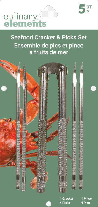 Seafood Cracker And Picks Set, 2 Pack