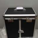 Rolling Jewelry Trolley Case with Drawers Sturdy Cases for Travel and Vendor Showes Jewels Sets Display Organizer (Black 2)