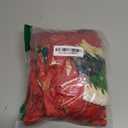 Horaldaily 4PCS Christmas Dining Red Chair Covers, Christmas Pine Tree Stars Stretch Removable Washable Slipcover Chair Protector for Dining Room Home Decor