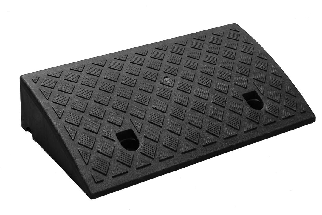 Portable Lightweight Plastic Curb Ramps 2PCS, Heavy Duty Plastic Threshold Ramp Set for Driveway, Loading Dock, Sidewalk, Car, Scooter, Bike, Motorcycle, Wheelchair, Golf Cart