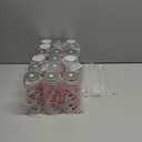 Willinglong 24 Pcs Coquette Bow Aesthetic Cup Pink Bow Plastic Tumbler with Lids and Straws Reusable Cute Plastic Cups for Women Birthday Bridal Shower Wedding Party Supplies (Cherry,13.5oz)