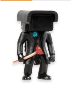 SKIBIDI Toilet Mystery Figure Collector Series, Collectible Figures, Officially Licensed Toilet Merch
