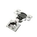 Ravinte 30 Pack 15 Pairs 3/8 Inch Overlay Soft Close Hinges for Kitchen Cabinet Satin Nickel Hidden Stainless Steel Concealed Hinges self Closing