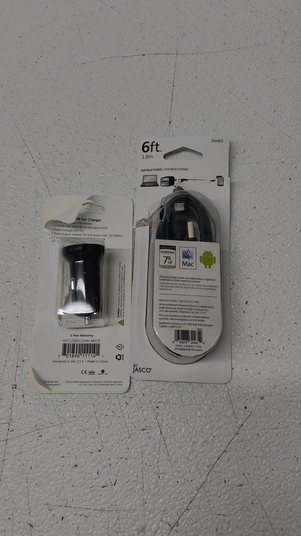 Charger Cable And USB Car