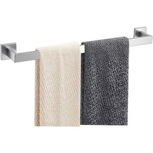 JOPOFI Towel Bar - 23.6 Inch Bathroom Towel Holder - Brushed Nickel