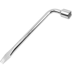 YXQ Car Spare Tire Lug Wrench for Jack 21mm/0.83" L Type Hexagon Slotted End Socket Repair Tool