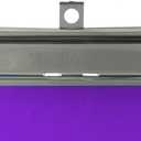 Trade Quest Plastic Clipboard Transparent Color Letter Size Low Profile Clip (Pack of 6) (Purple)